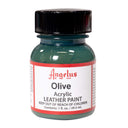 Angelus Leather Acrylic Paint, Olive, 1-ounce size