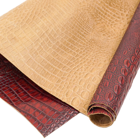 EGOC.Wine.03.jpg Embossed Gator on Cow Image