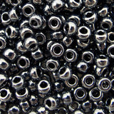 8/0 Seed Beads - Gunmetal 22g