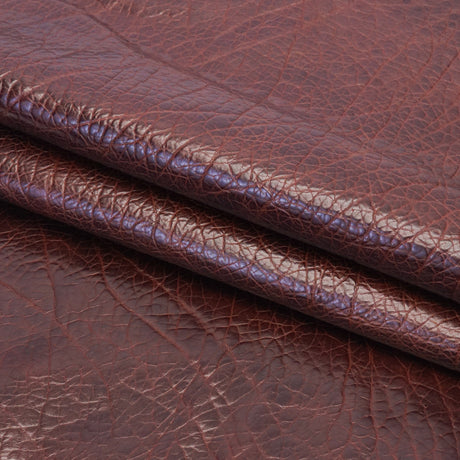 SGBDS.Glazed Brown.01.jpg Shrunken Grain Buffalo Double Shoulders Image