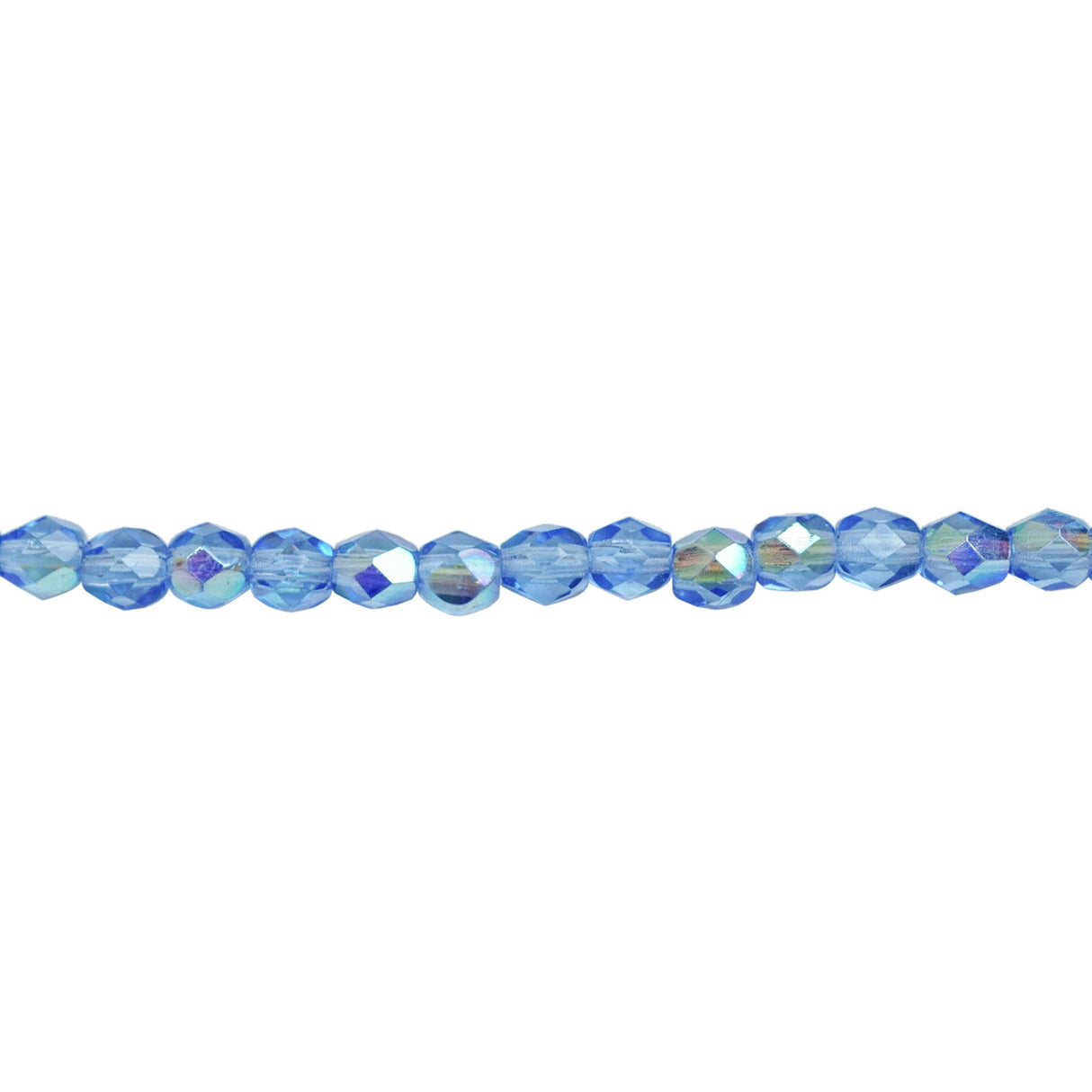 339-53.SLC.1.jpg 4mm Sapphire AB Bead Strand - Firepolished Image