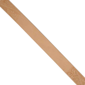 1-1/2" Embossed Floral Name Space Belt Strip