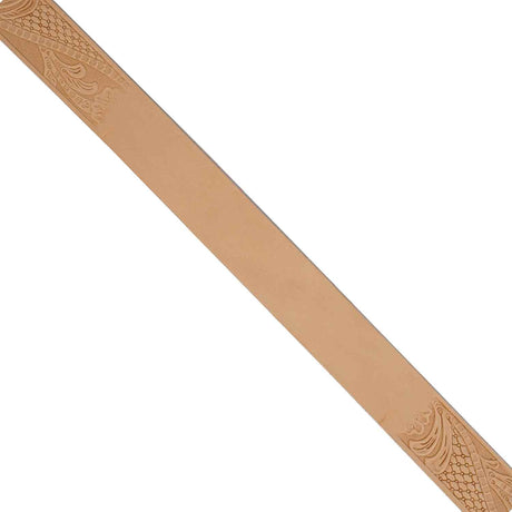100-456807.SLC.01.jpg 1-1/2" Embossed Floral Name Space Belt Strip Image