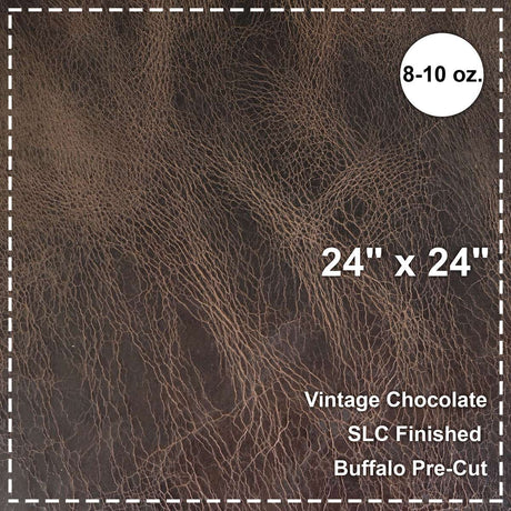 133-422504.SLC.1.jpg 24"x24" Vintage Chocolate Buffalo Pre-Cut Image