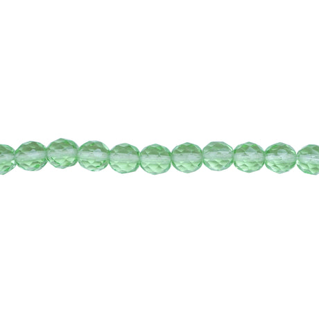 222-4167.SLC.1.jpg 10mm Firepolish Strand - Peridot Image