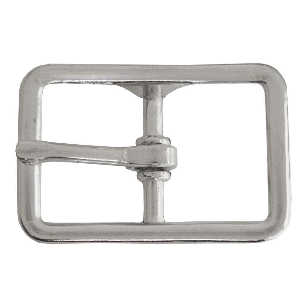4-150900.SLC.jpg ½" Center Bar Buckle Long - Nickel Plate Image