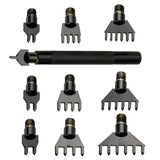 11pc Diamond Point Chisel Set
