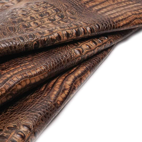 665-1509.SLC.01.jpg Italian Hornback Embossed Side - Mocha Image