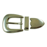 ¾" Sheridan Buckle Set - Silver Plate