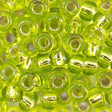 45-69143.SLC.jpg 6/0 Seed Beads - Silver Lined Chartreuse 20g Image