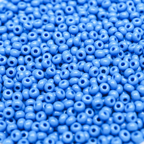 229-1052.SLC.1.jpg Seed Beads 10/0 Opaque Medium Blue - 110g Image