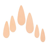 100-1049.SLC.1.jpg Small Teardrop Veg Tan Earring - 6 Pair Image