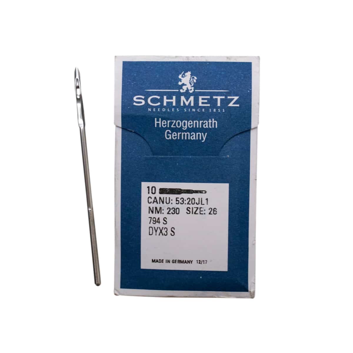 HSMN.Size 26-D.01.jpg Heavy Stitcher Machine Needles Image