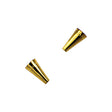 222-304012.SLC.jpg Pair of 1/2" End Cap Cones - Gold Plate Image