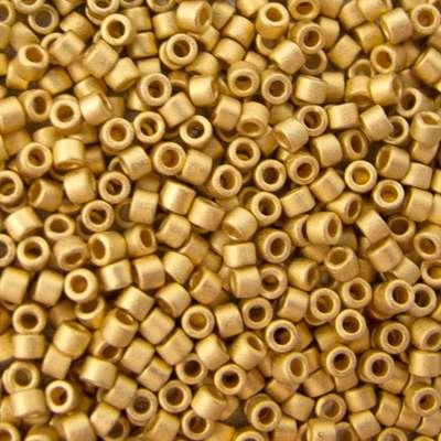 45-113331.SLC.jpg Delica Bead - Matte Bright Gold 24kt Plated DB331 Image