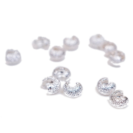 45-2.SLC.2.jpg 4mm Crimp Cover - Silver Plate Stardust 12pk Image