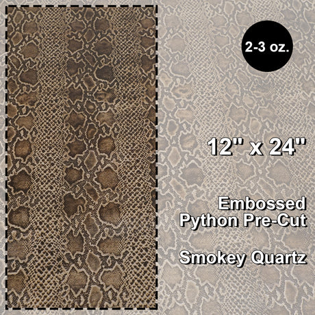 665-30522.SLC.1.jpg Pre-Cut Embossed Python Smokey Quartz - 12"x24". Image
