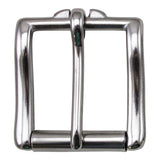 1 1/2" Heavy Duty Wave Roller Buckle - Stainless Steel