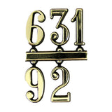 Numbers,Arabic,Gold,1",4pk