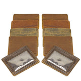 RMWID.Brown.03.jpg Minimalist Wallet w/ID Window - 10 Pack Image