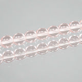 222-4142.SLC.jpg 8mm Rose Round Glass Bead Strand Image