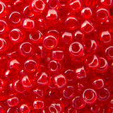 8/0 Seed Beads - Transparent Ruby 22g