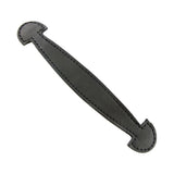 10"x1 3/8" Black Veg Tan Tabbed Handle