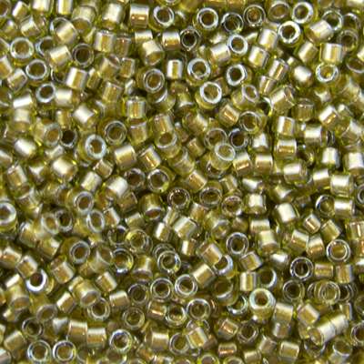 45-113908.SLC.jpg Delica Bead - Sparkling Light Yellow Lined Chartruse DB908 Image