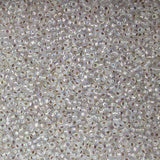 SeedBead 11/0 Silver Lined Crystal AB