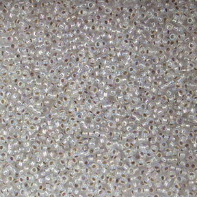 SeedBead 11/0 Silver Lined Crystal AB