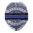 141-3200.SLC.1.jpg 1 3/8" "Back the Blue" Police Screwback Concho Image