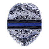 1 3/8" "Back the Blue" Police Screwback Concho