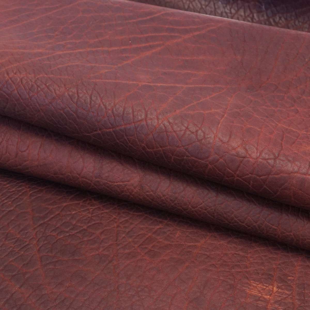 SGBDS.Matte Brown.01.jpg Shrunken Grain Buffalo Double Shoulders Image