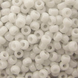 8/0 Seed Beads - Opaque White 22g