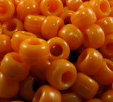 Orange Pony Beads - 250pk