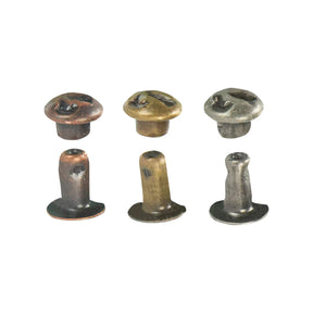 Hammered Single Cap Rivets