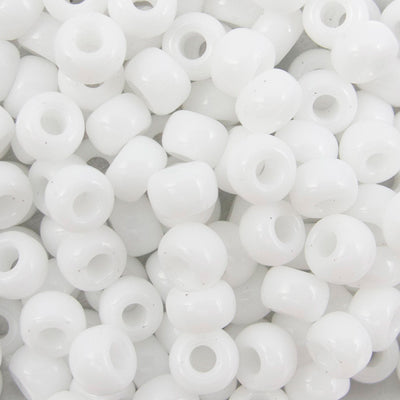 45-69402.SLC.jpg 6/0 Seed Beads - Opaque White 20g Image