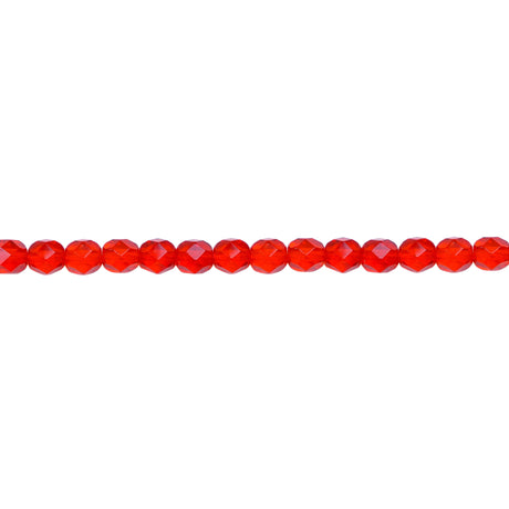 339-81.SLC.1.jpg 6mm Siam Ruby Bead Strand - Firepolished Image