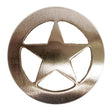 115-53410.SLC.jpg 1 1/2" Star Brushed Concho - Nickel Plate Image