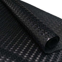Black Braided Embossed Cow