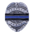 141-3200.SLC.1.jpg 1 3/8" "Back the Blue" Police Screwback Concho Image