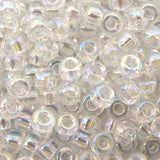 8/0 Seed Beads - Crystal AB 22g