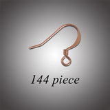 French Hook Earwire - Copper Plate 144pk
