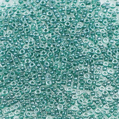 193-15217.SLC.1.jpg 15/0 Seed Beads - Forest Green Lined Crystal 10g Image