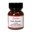 Dark Brown Angelus Leather Acrylic Paint, 1-ounce size