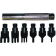 7pc Thonging Chisel Set