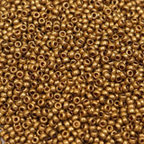 15/0 Seed Beads - Metallic Light Bronze 8.2g
