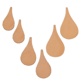 Blossom Veg Tan Earring - 18 Pair