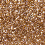 Delica Bead - Sparkling Crystal Gold Lined DB901