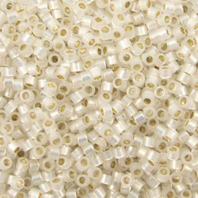 45-113221.SLC.jpg Delica Bead - Lined White Opal DB221 Image